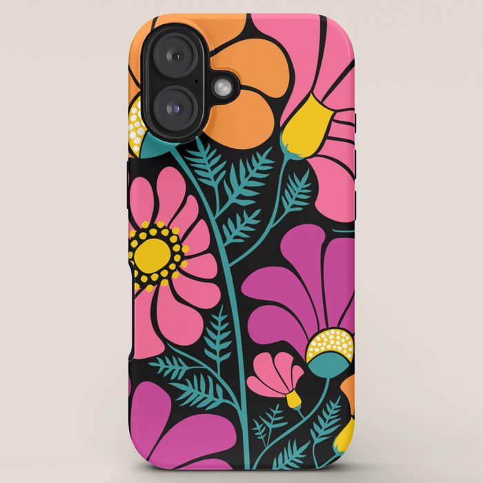 70s Disco Garden iPhone Case