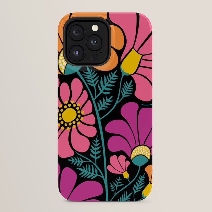 70s Disco Garden iPhone Case