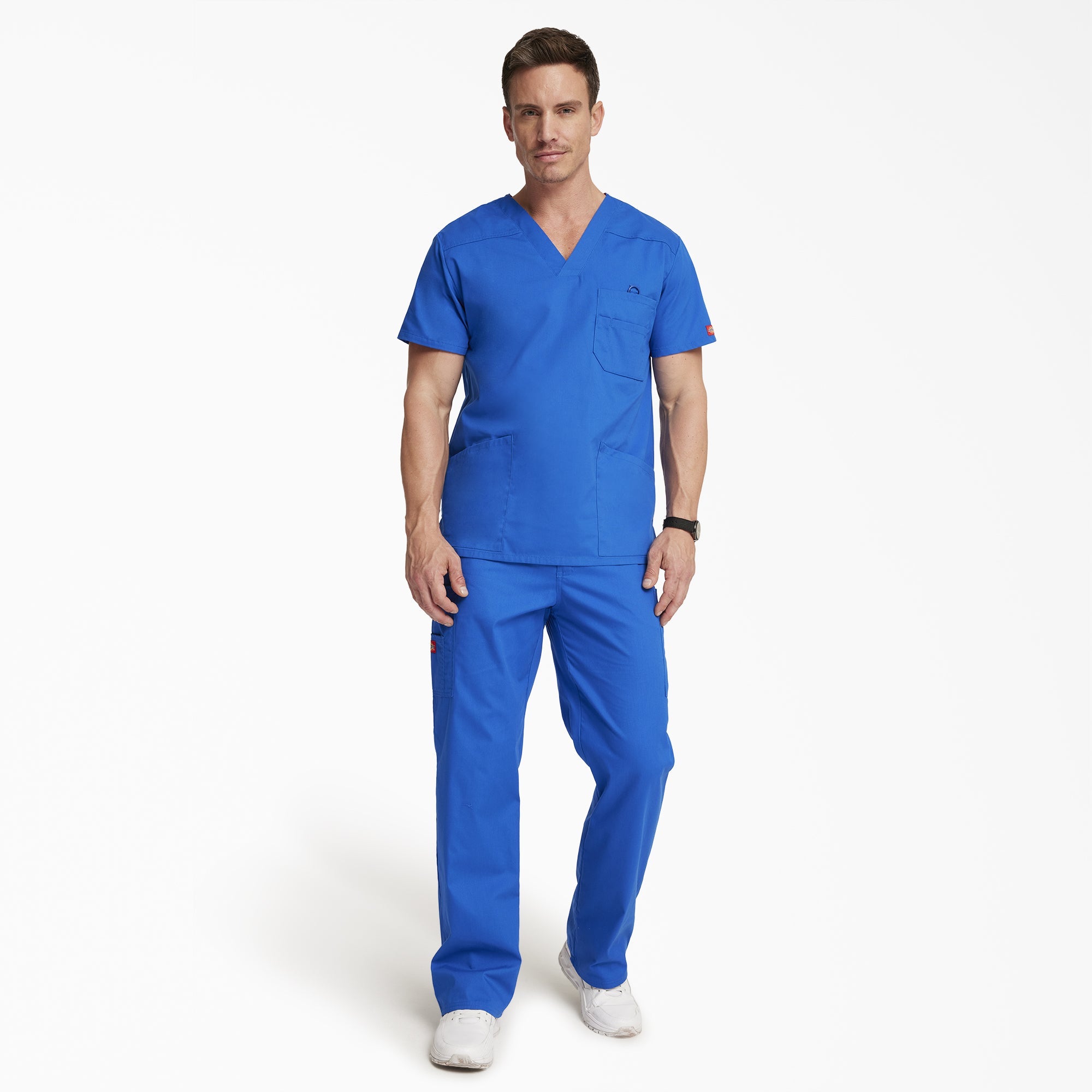 Men's EDS Signature V-Neck Scrub Top