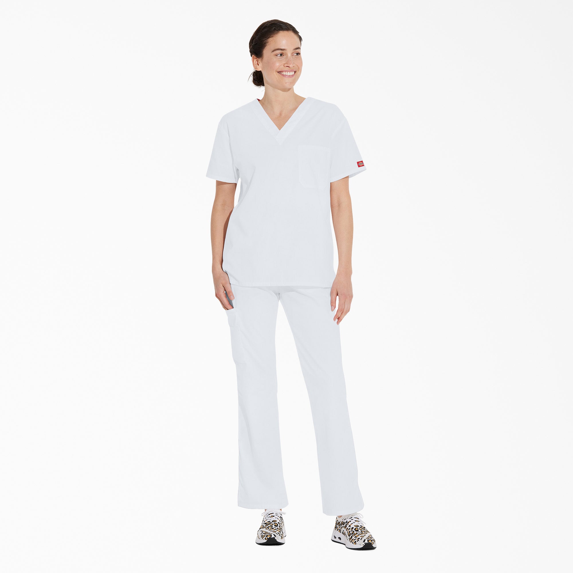Unisex EDS Signature V-Neck Scrub Top