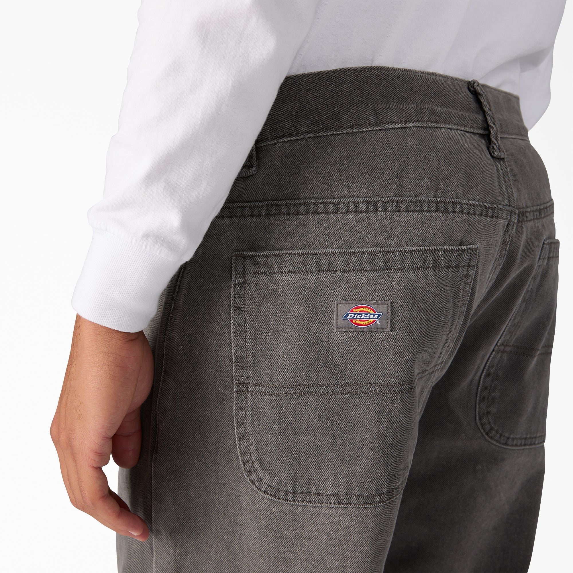 Relaxed Fit Double Knee Jeans