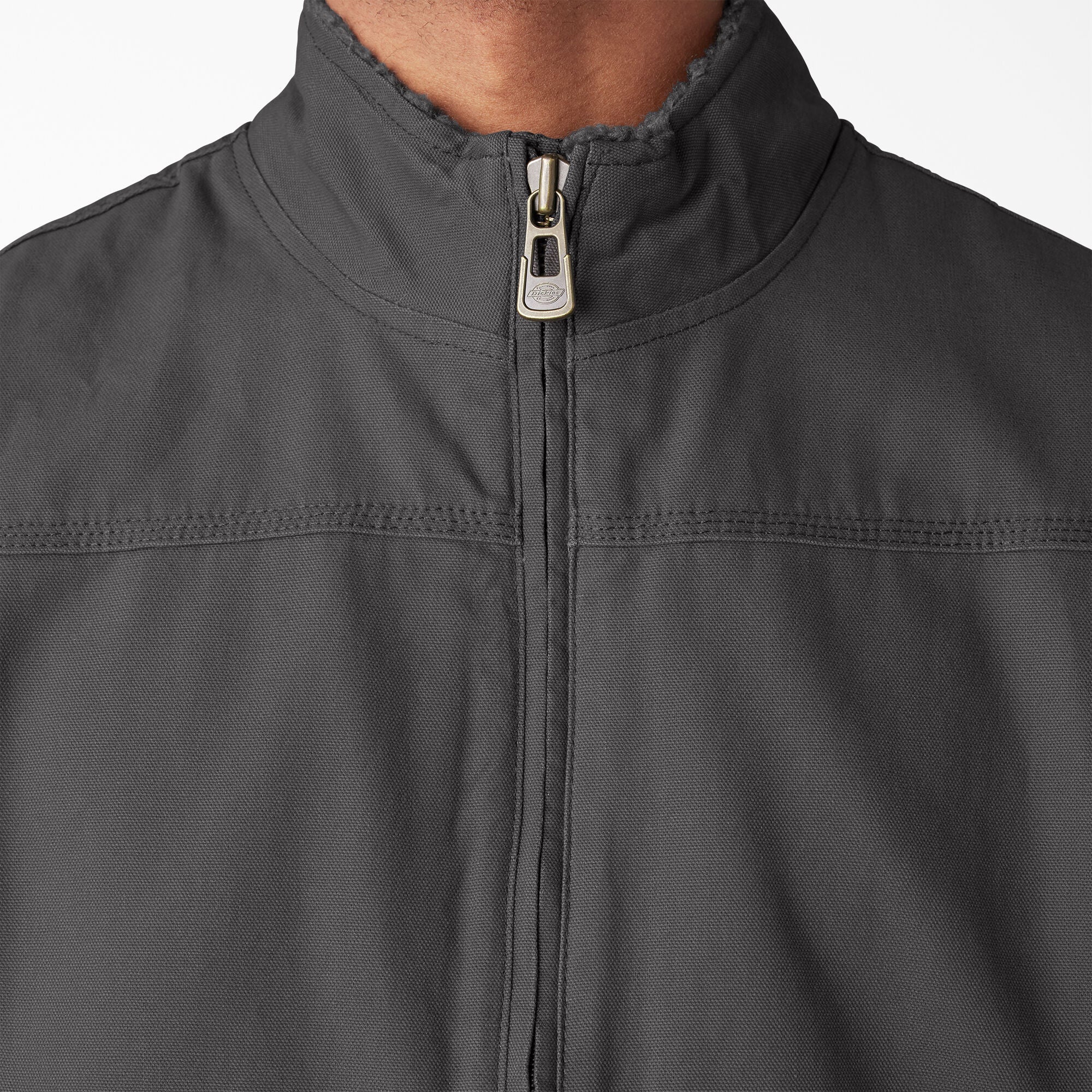 Duck Canvas High Pile Fleece Lined Vest