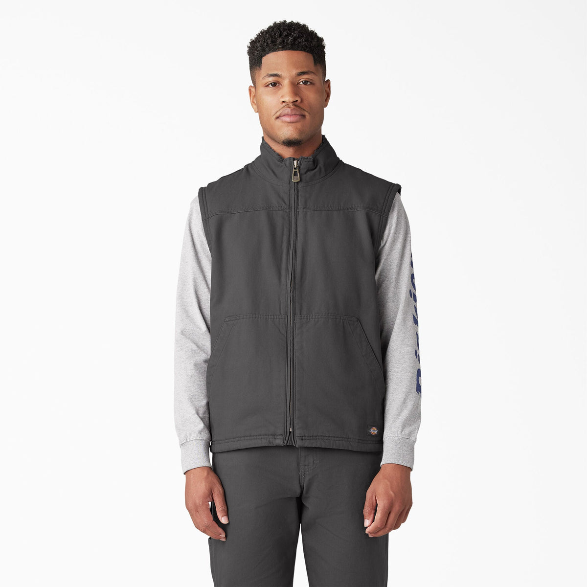 Duck Canvas High Pile Fleece Lined Vest