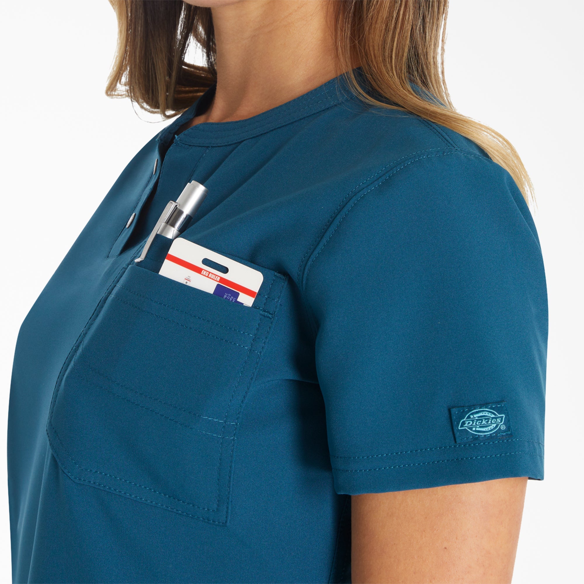 Women's EDS NXT Henley Scrub Top