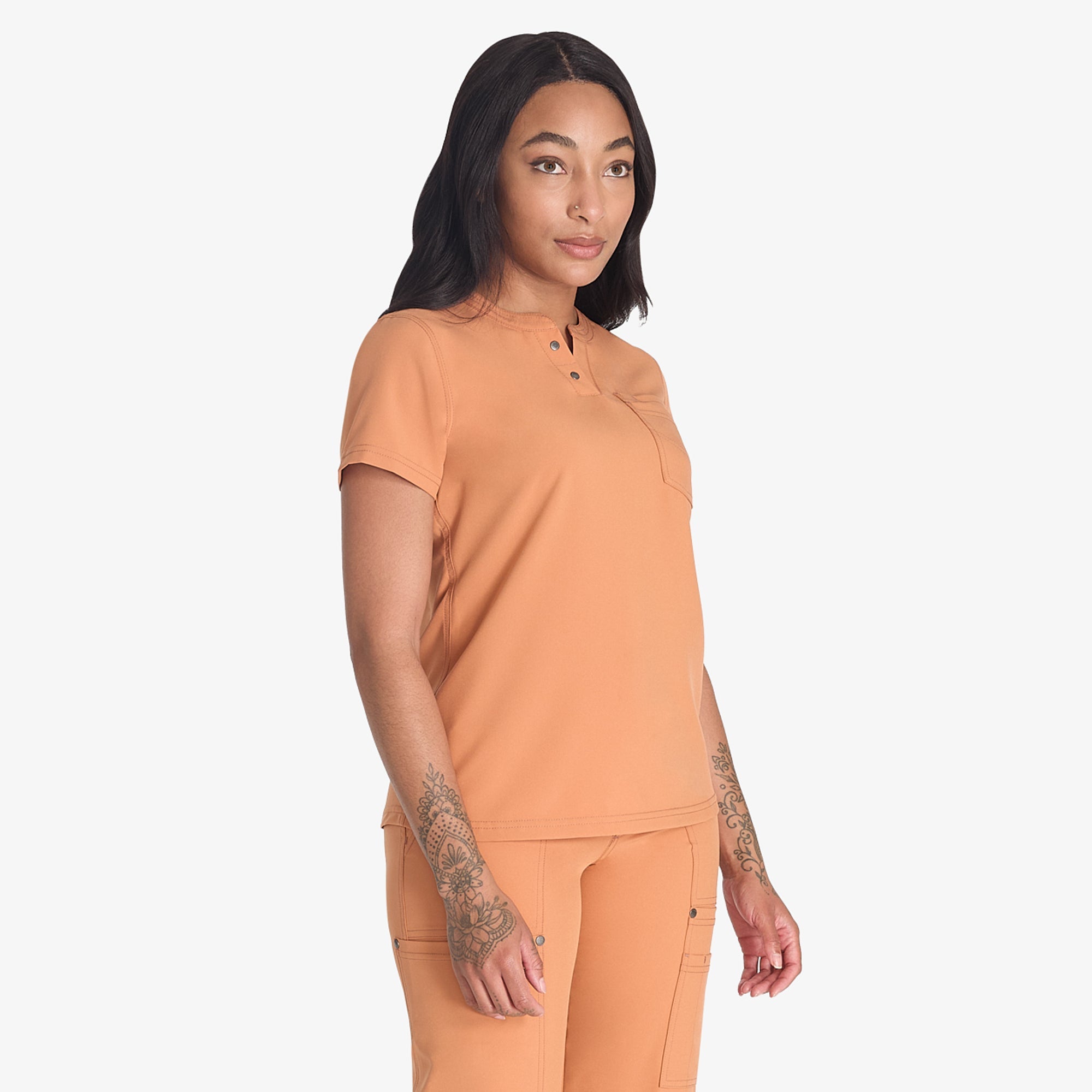 Women's EDS NXT Henley Scrub Top
