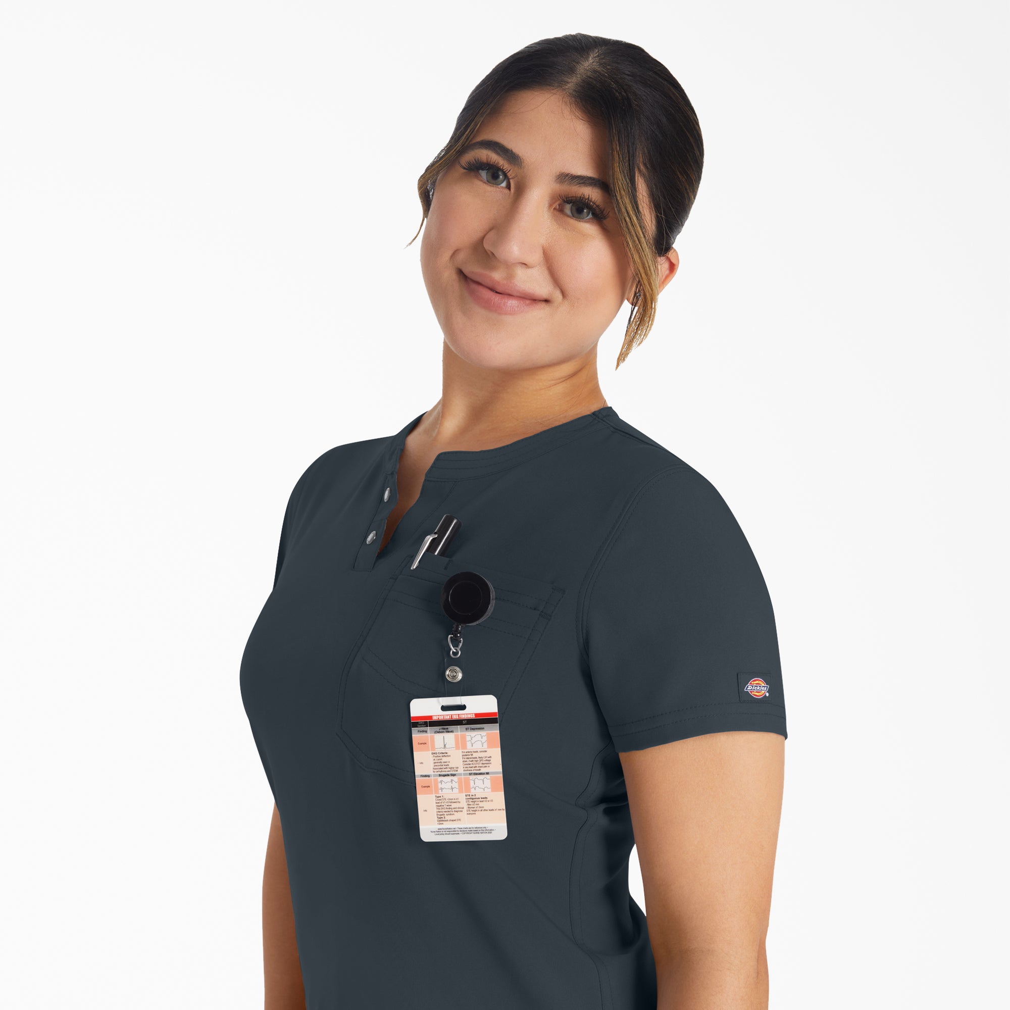 Women's EDS NXT Henley Scrub Top