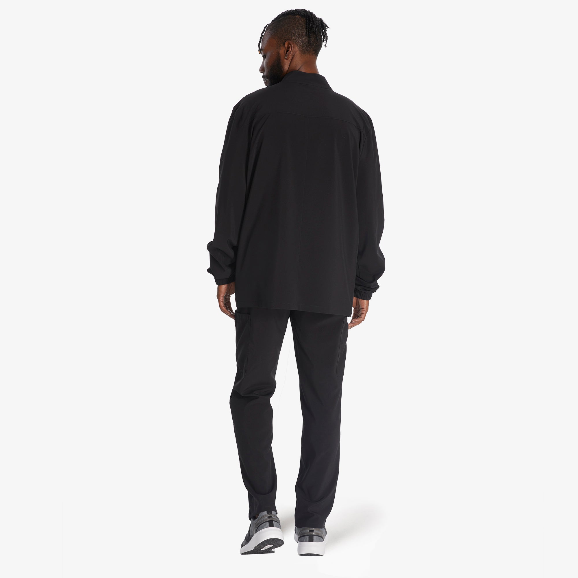 Men's EDS Essentials Zip Front Scrub Jacket