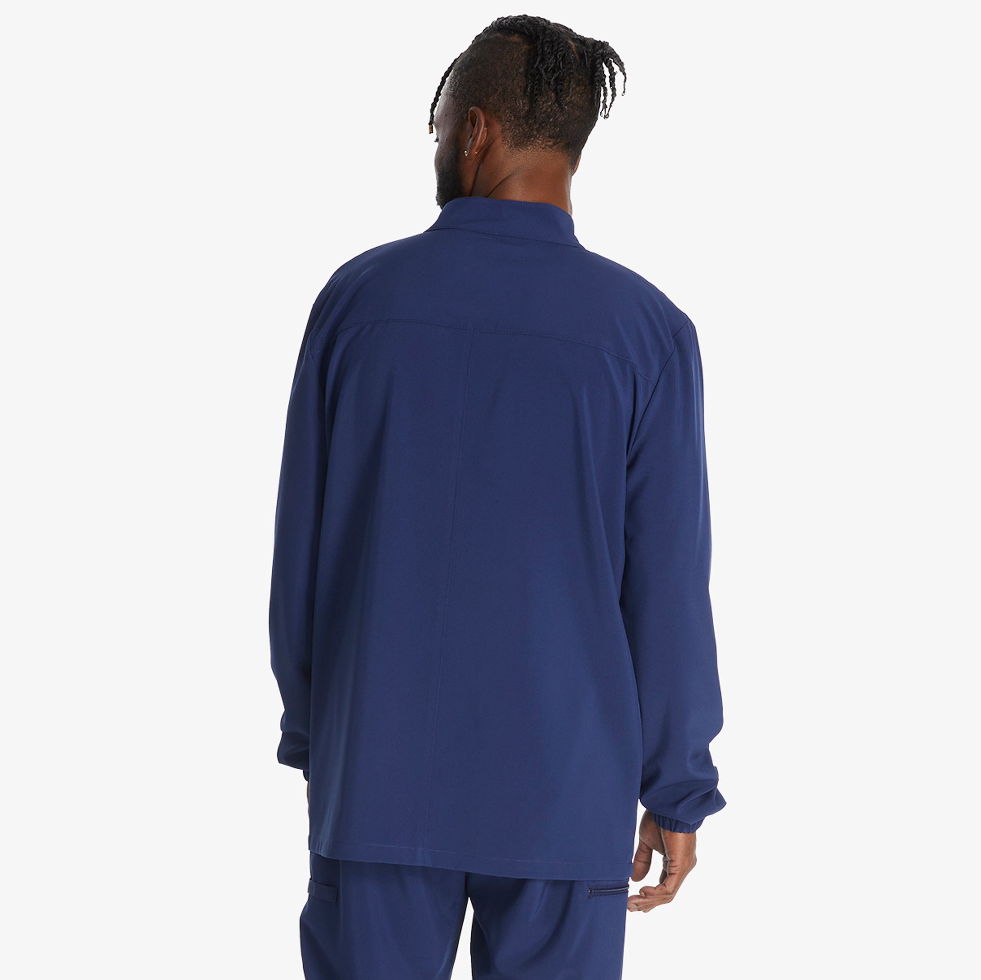 Men's EDS Essentials Zip Front Scrub Jacket