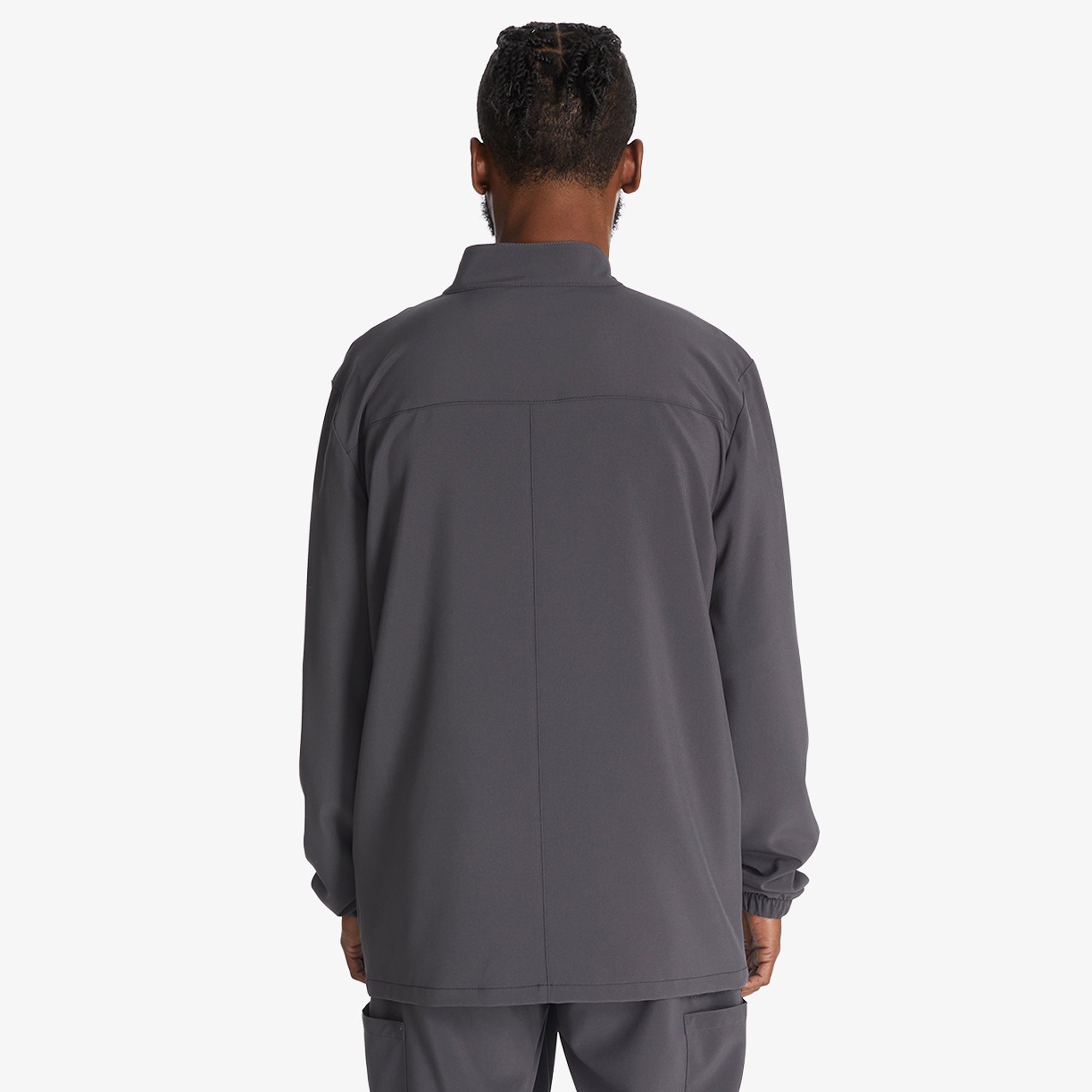 Men's EDS Essentials Zip Front Scrub Jacket
