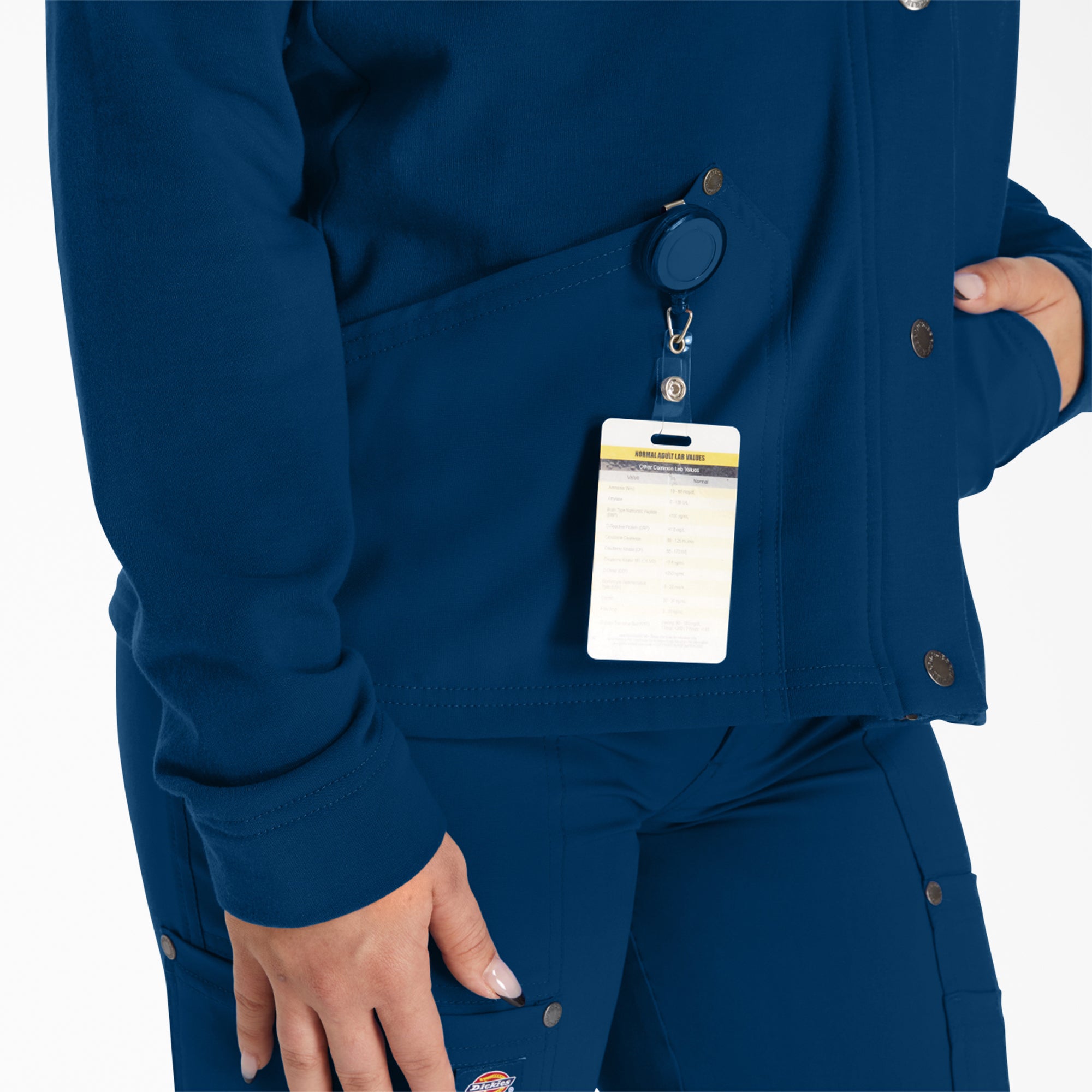 Women's EDS NXT Zip Front Scrub Jacket