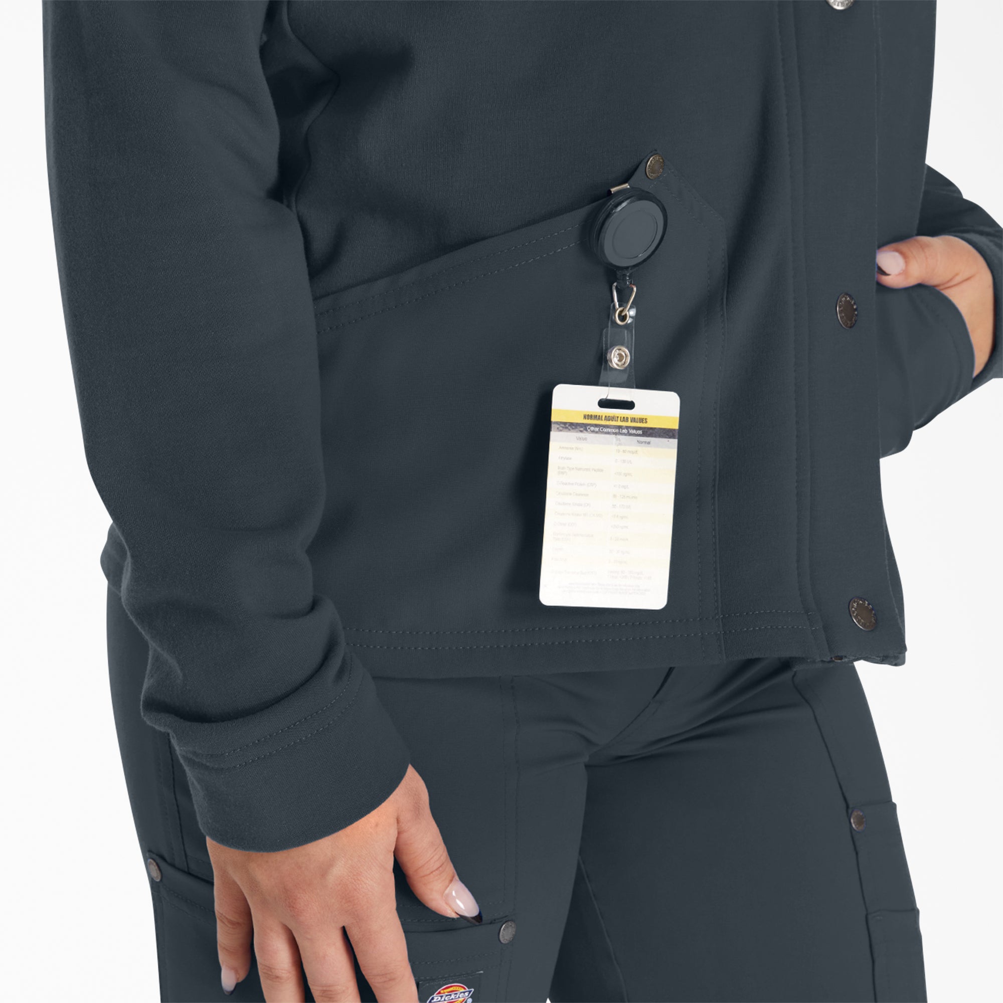 Women's EDS NXT Zip Front Scrub Jacket