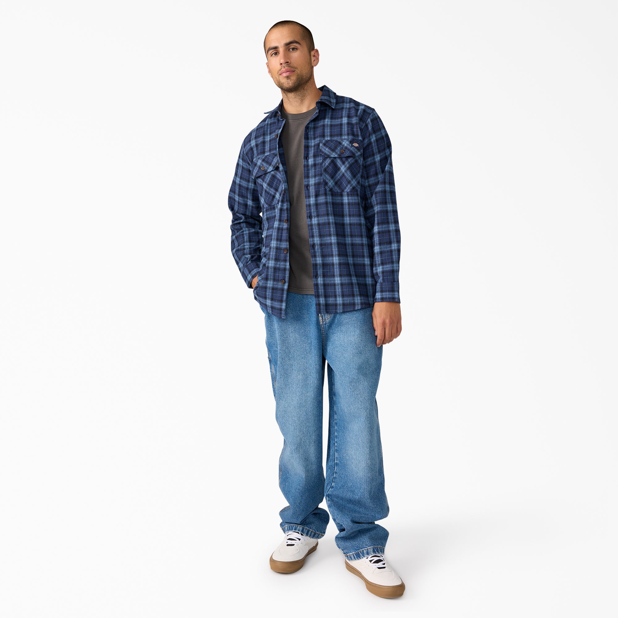 Long Sleeve Flannel Work Shirt