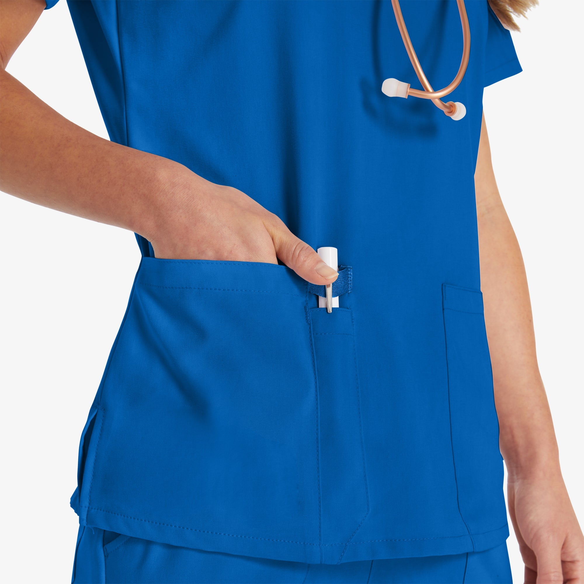 Women's EDS Essentials V-Neck Scrub Top