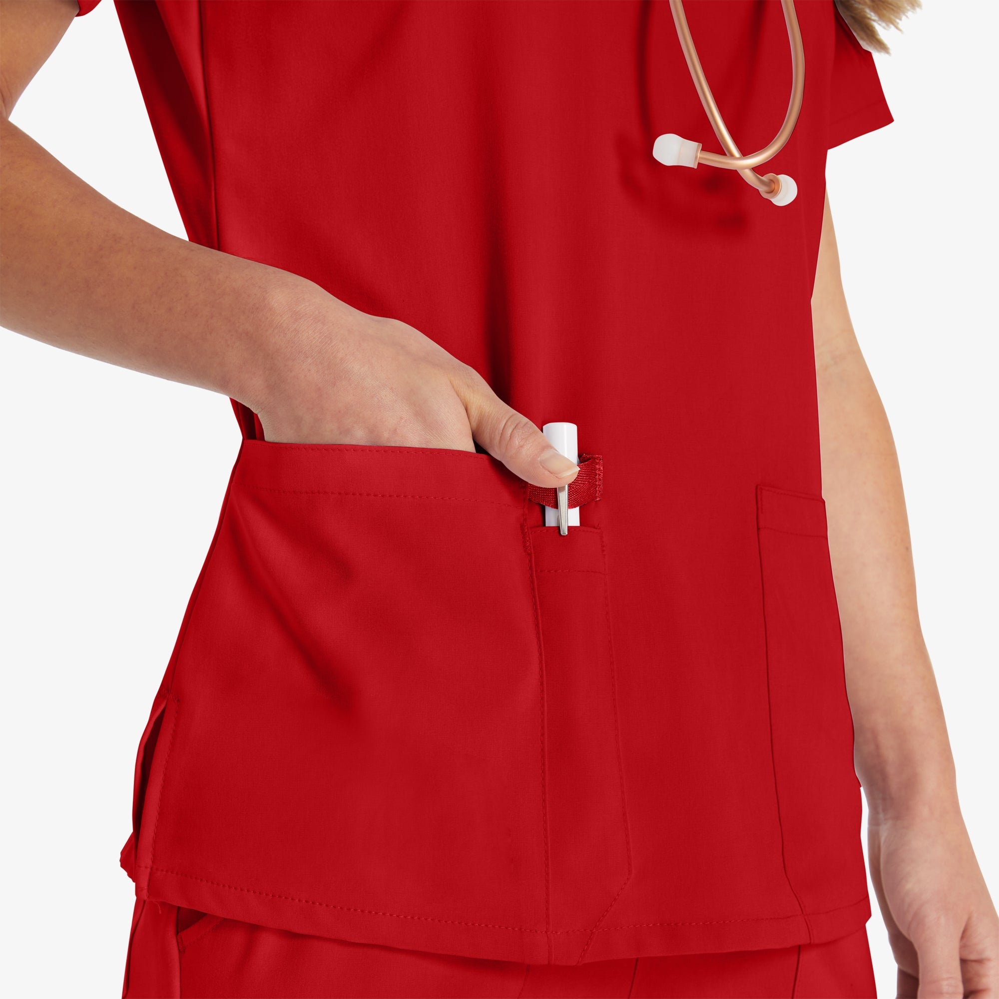 Women's EDS Essentials V-Neck Scrub Top