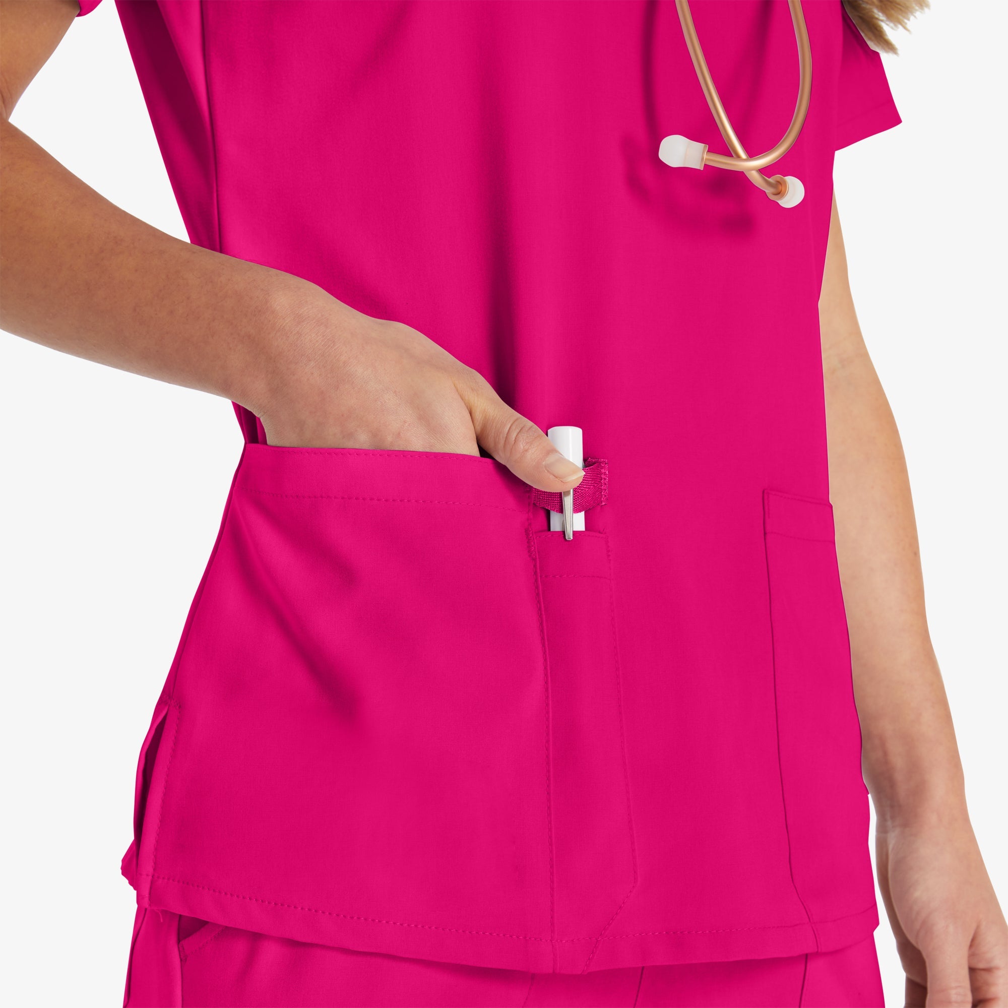 Women's EDS Essentials V-Neck Scrub Top