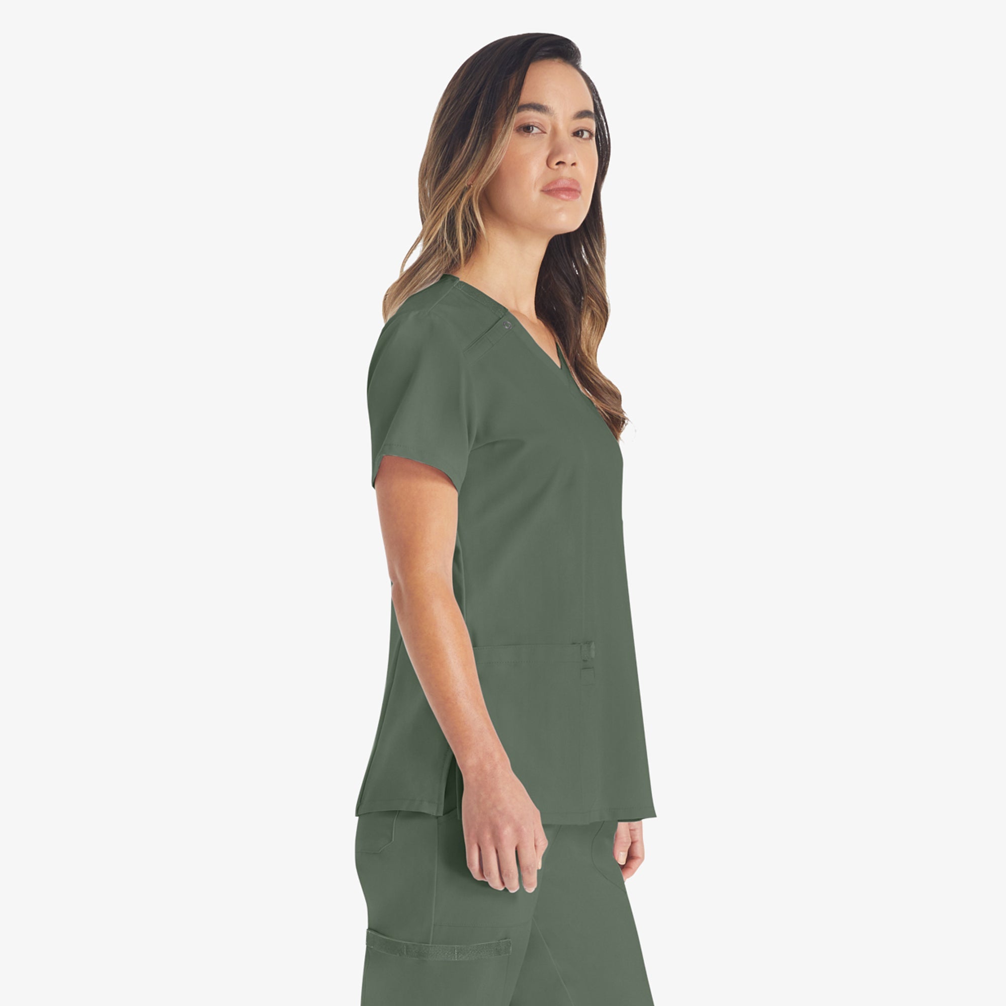 Women's EDS Essentials V-Neck Scrub Top