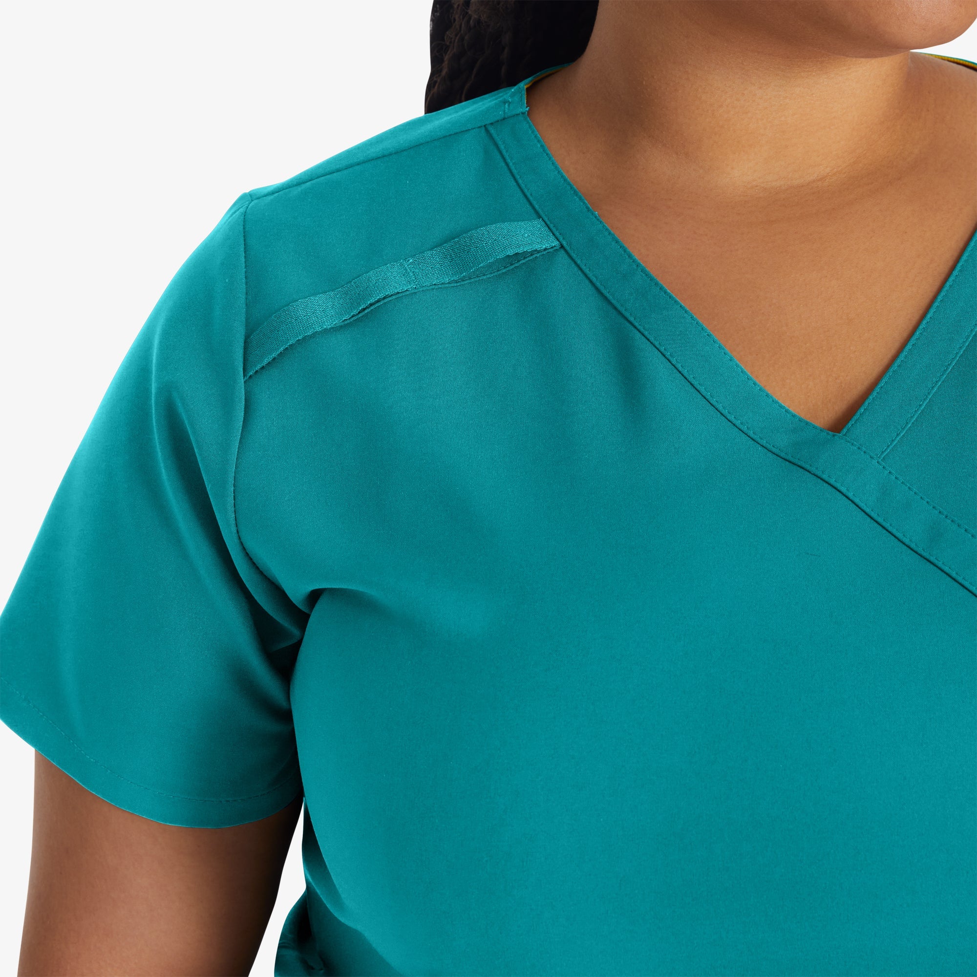 Women's EDS Essentials Mock Wrap Scrub Top