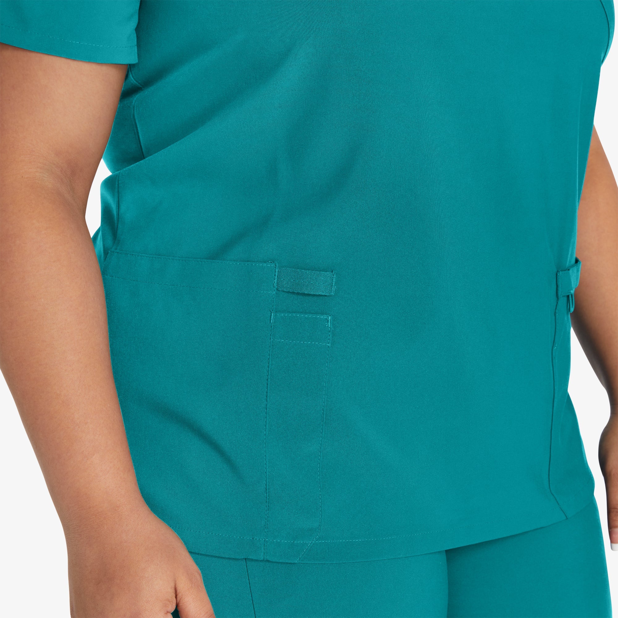 Women's EDS Essentials Mock Wrap Scrub Top