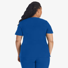 Women's EDS Essentials Mock Wrap Scrub Top