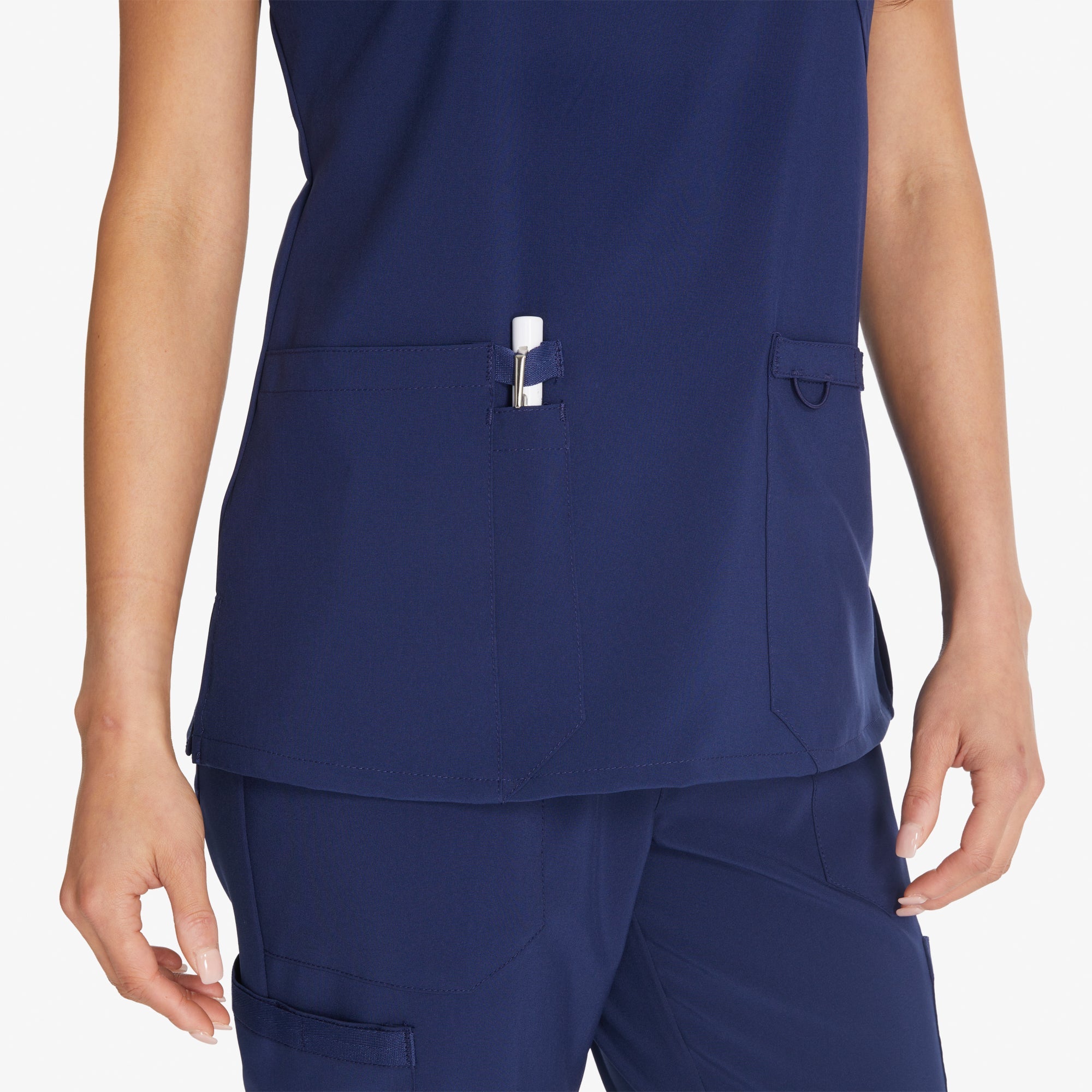 Women's EDS Essentials Mock Wrap Scrub Top