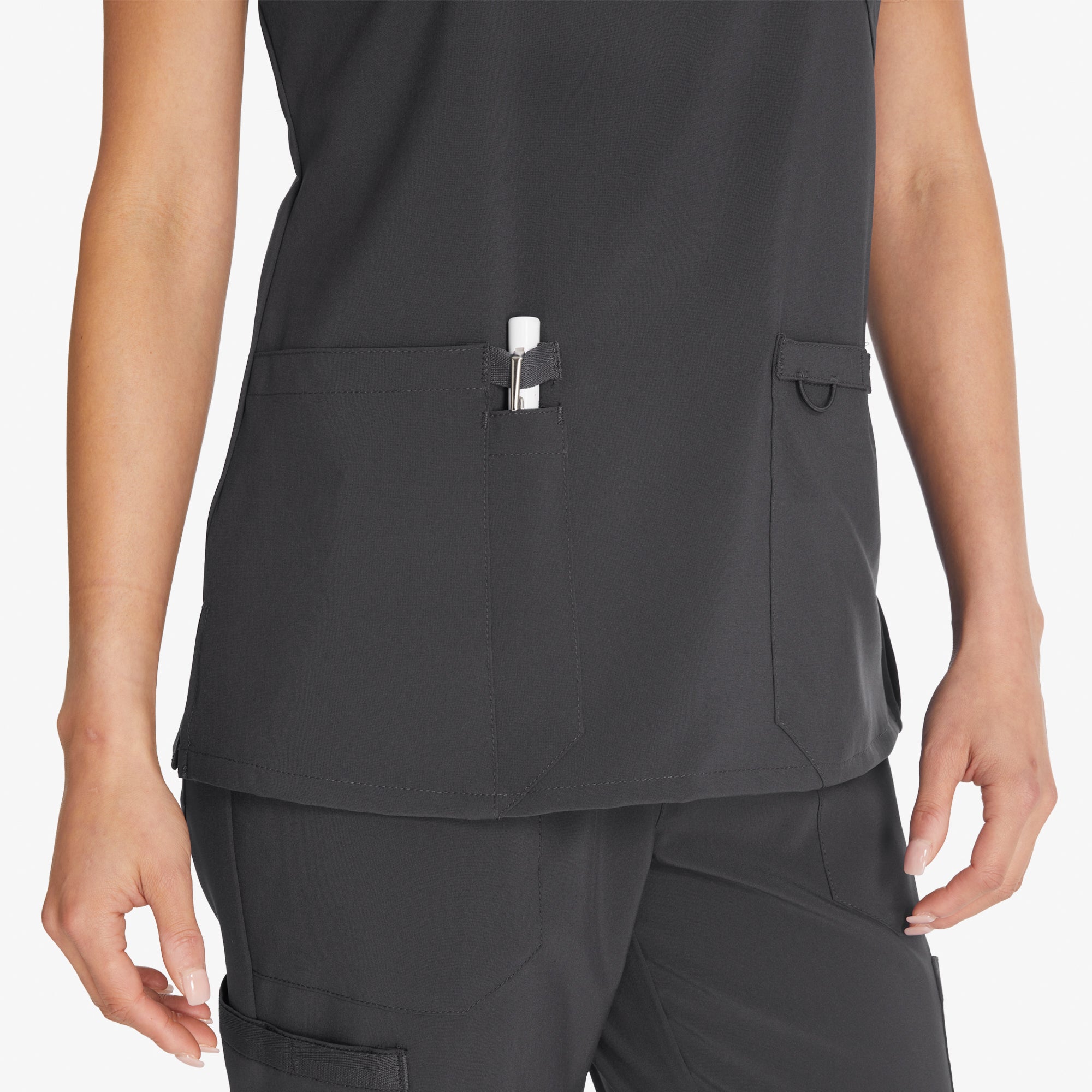 Women's EDS Essentials Mock Wrap Scrub Top