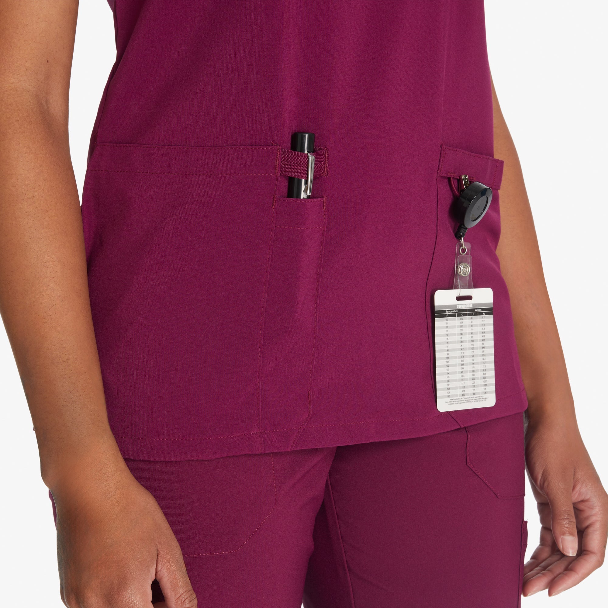 Women's EDS Essentials Mock Wrap Scrub Top