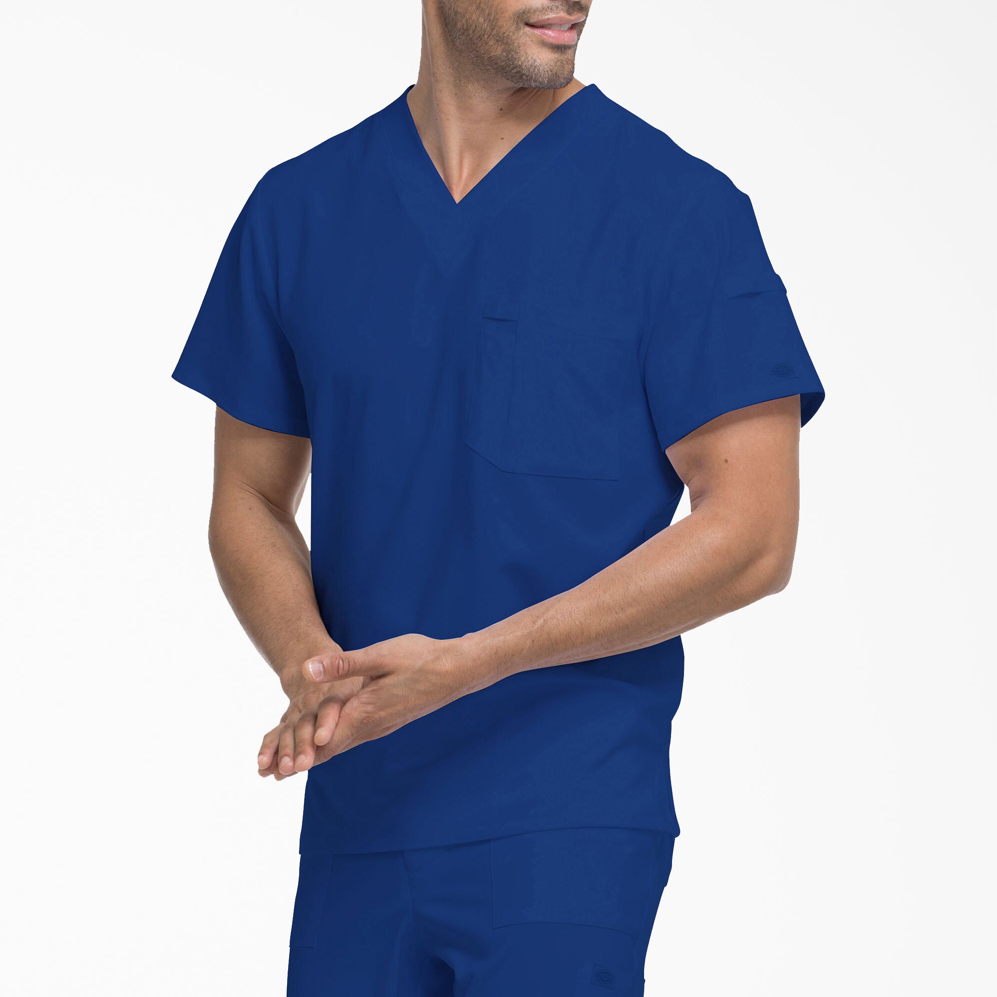 Men's EDS Essentials Tuckable V-Neck Scrub Top
