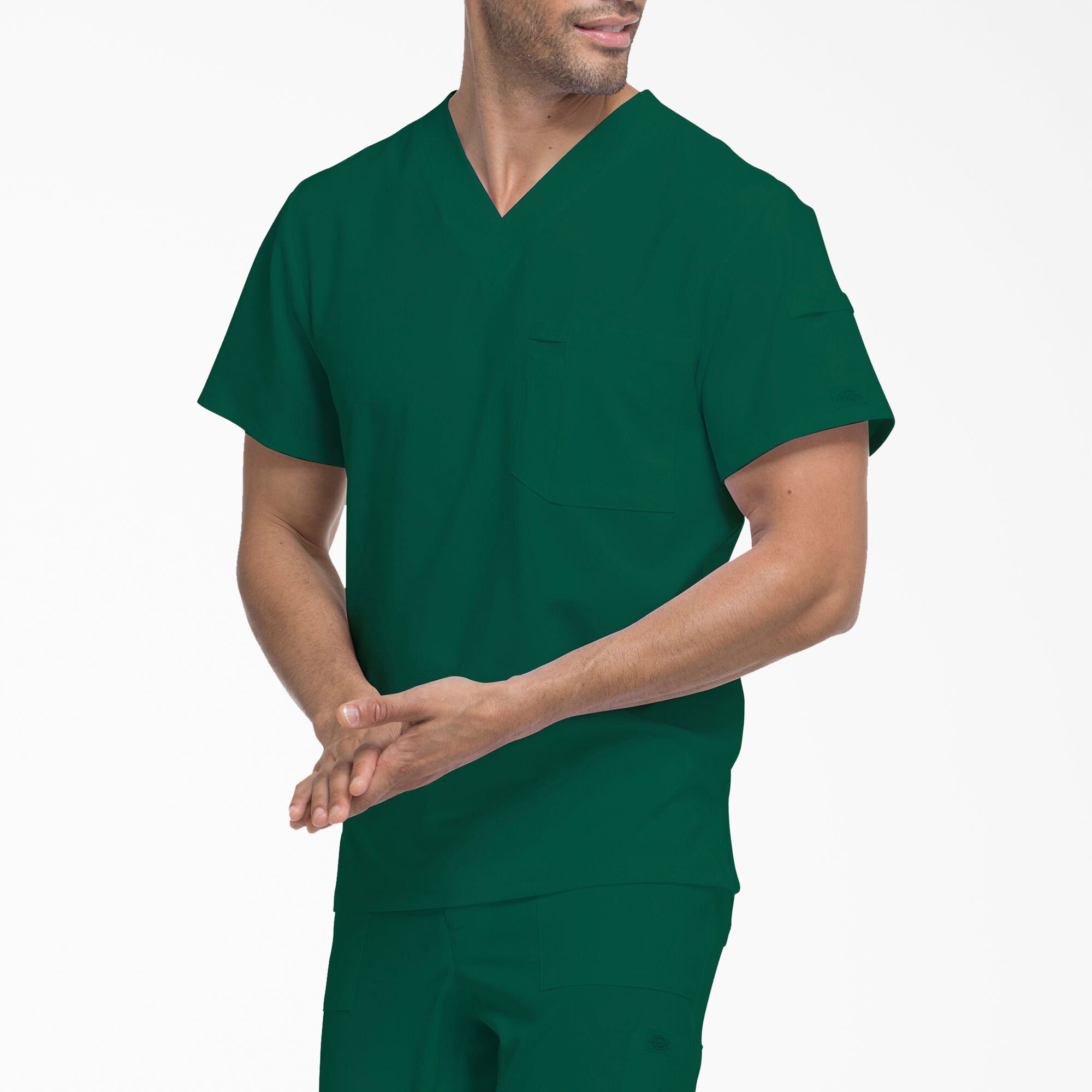 Men's EDS Essentials Tuckable V-Neck Scrub Top