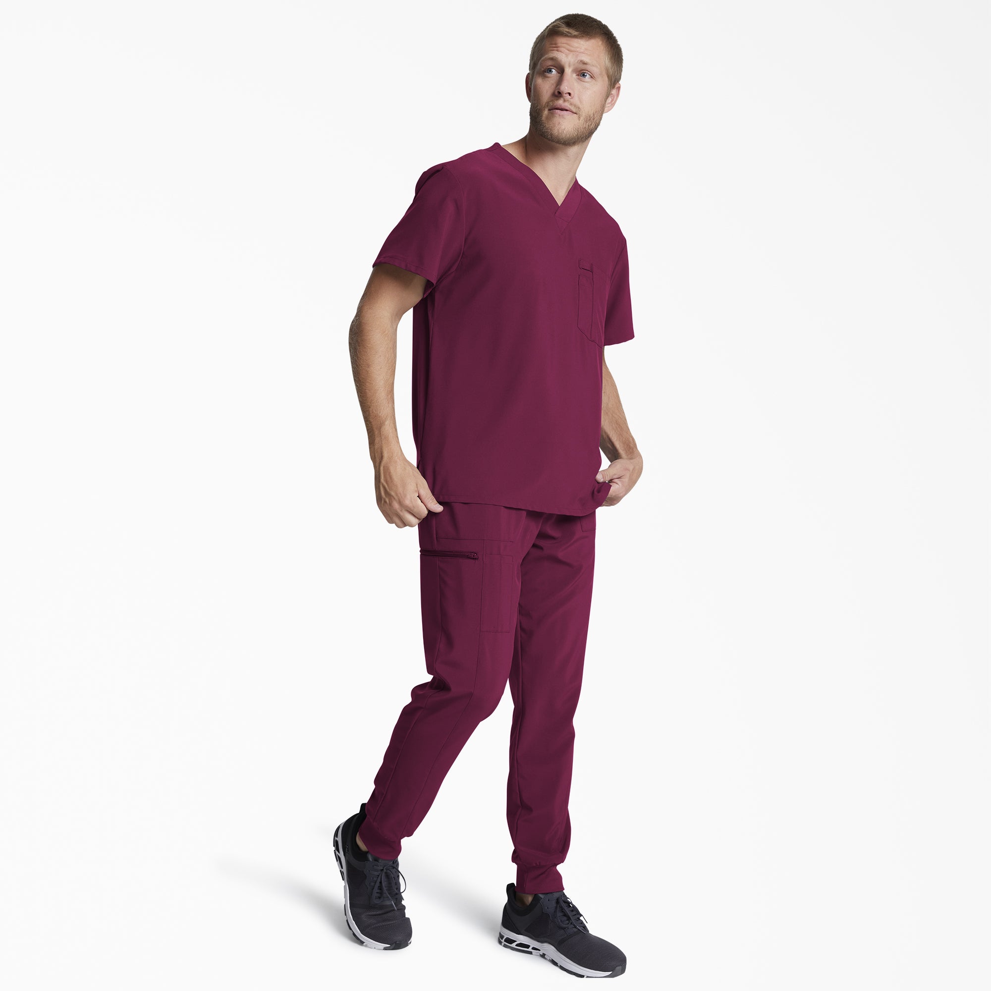 Men's EDS Essentials Tuckable V-Neck Scrub Top