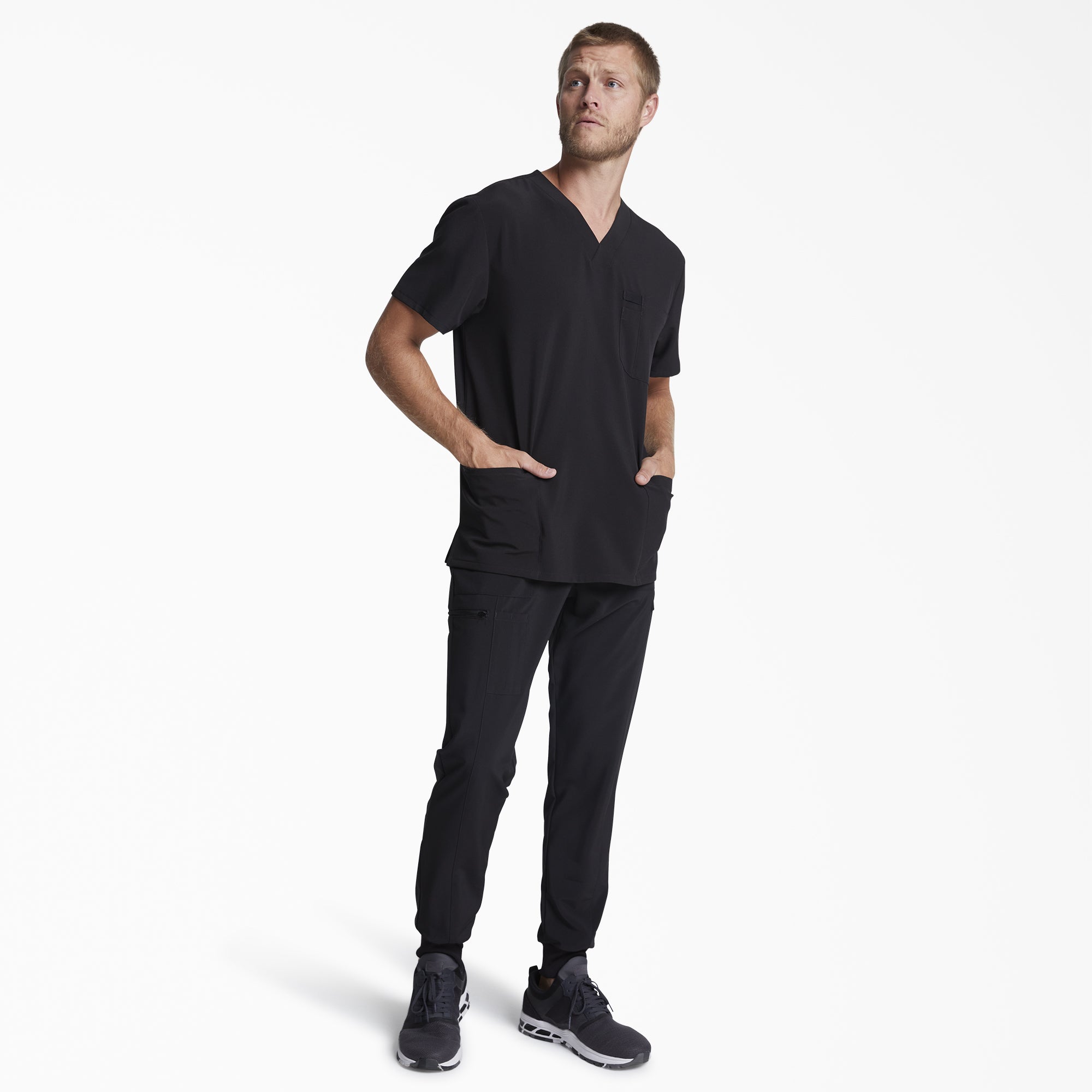 Men's EDS Essentials V-Neck Scrub Top