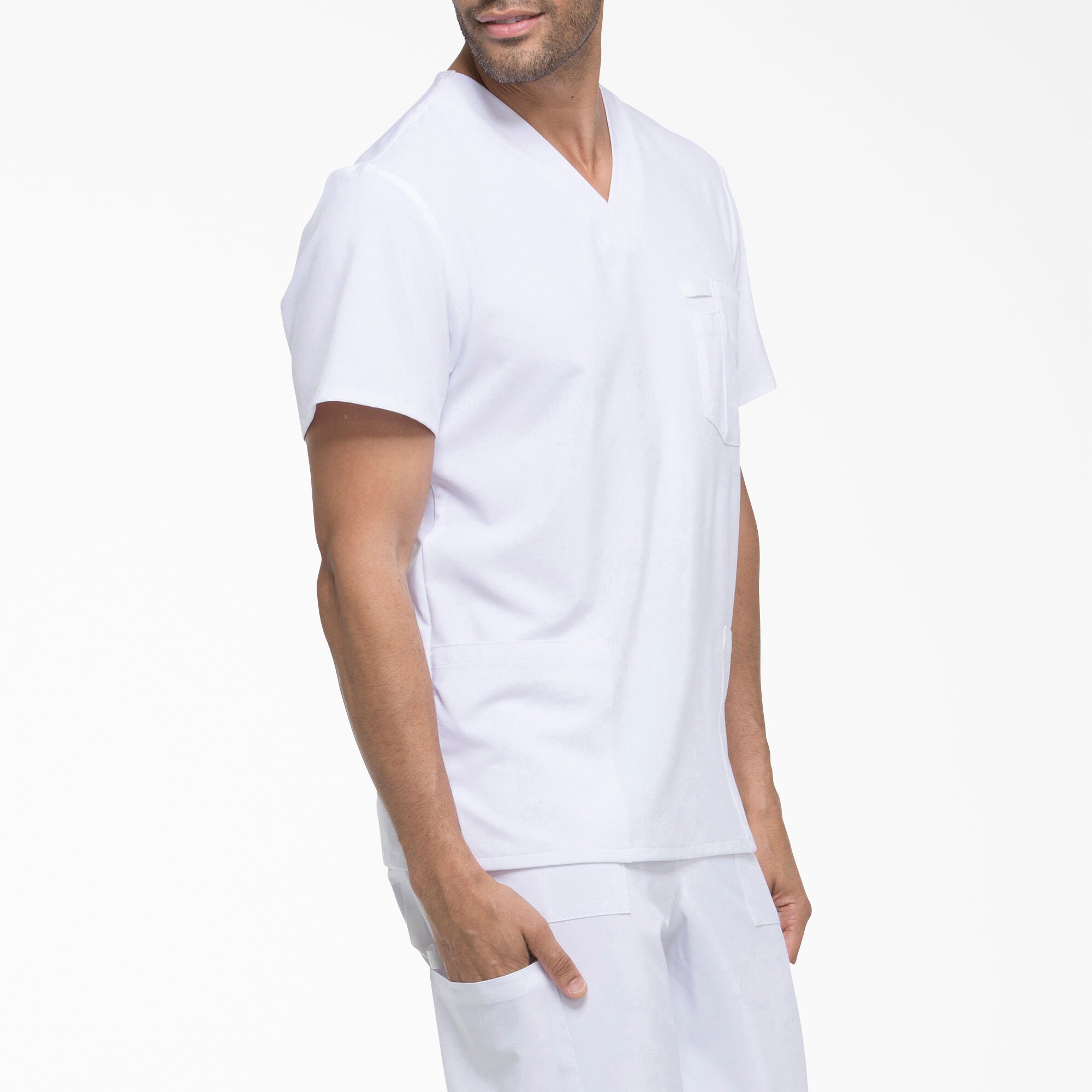 Men's EDS Essentials V-Neck Scrub Top