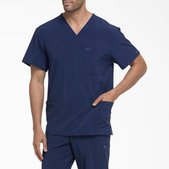 Men's EDS Essentials V-Neck Scrub Top