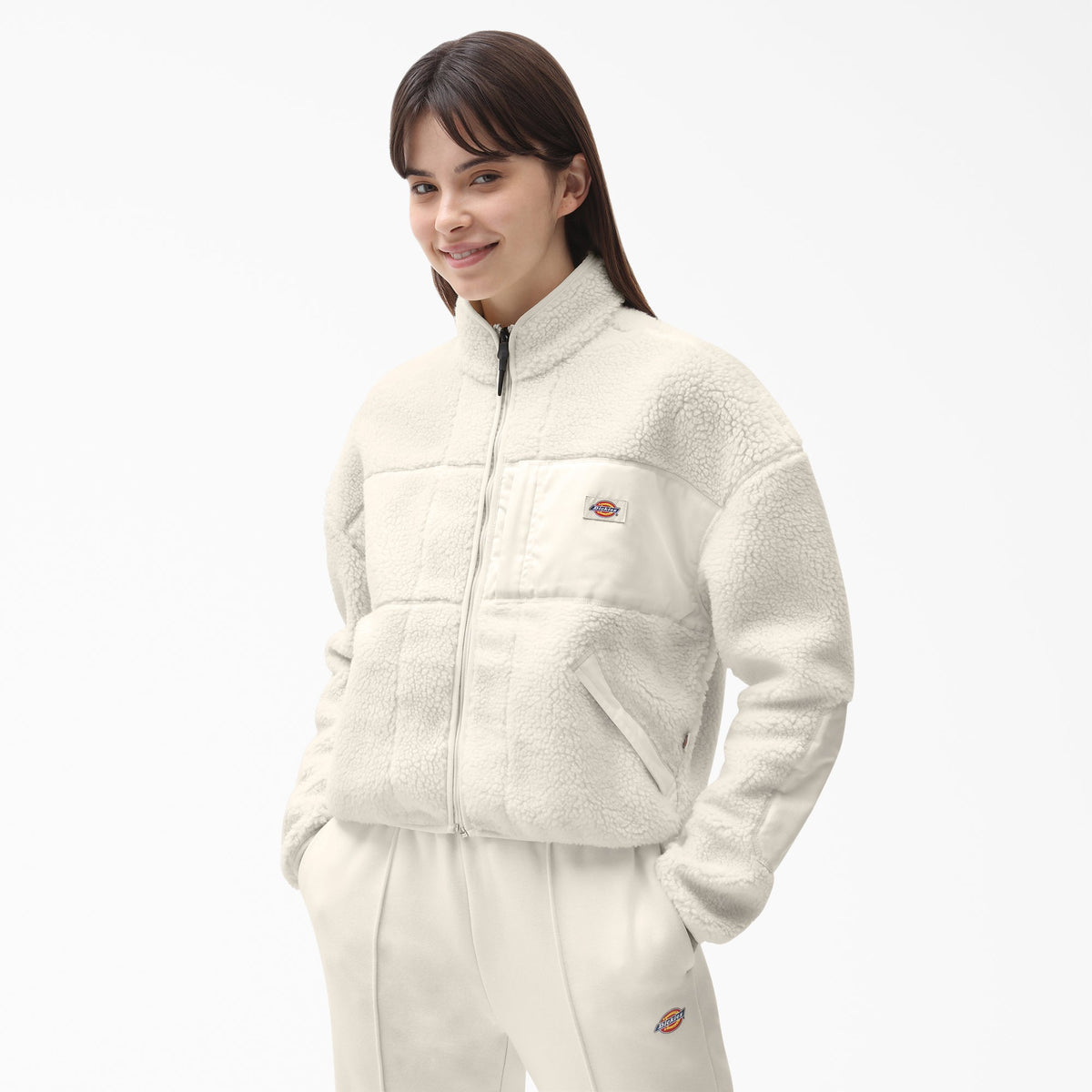 Women's Red Chute Fleece Jacket