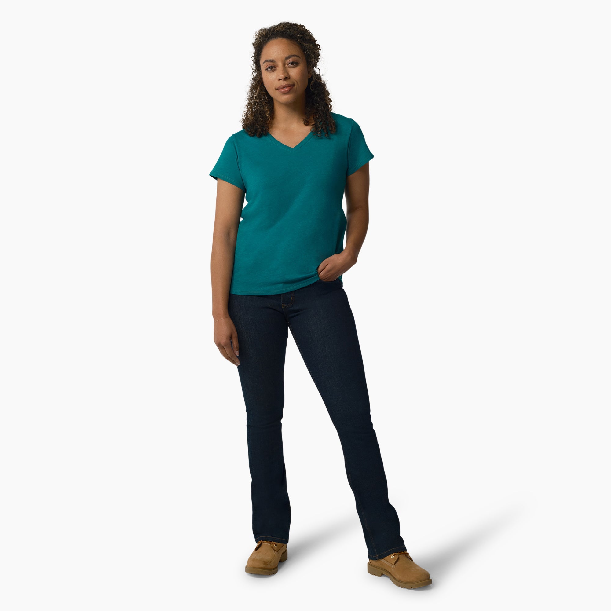 Women's Short Sleeve V-Neck T-Shirt
