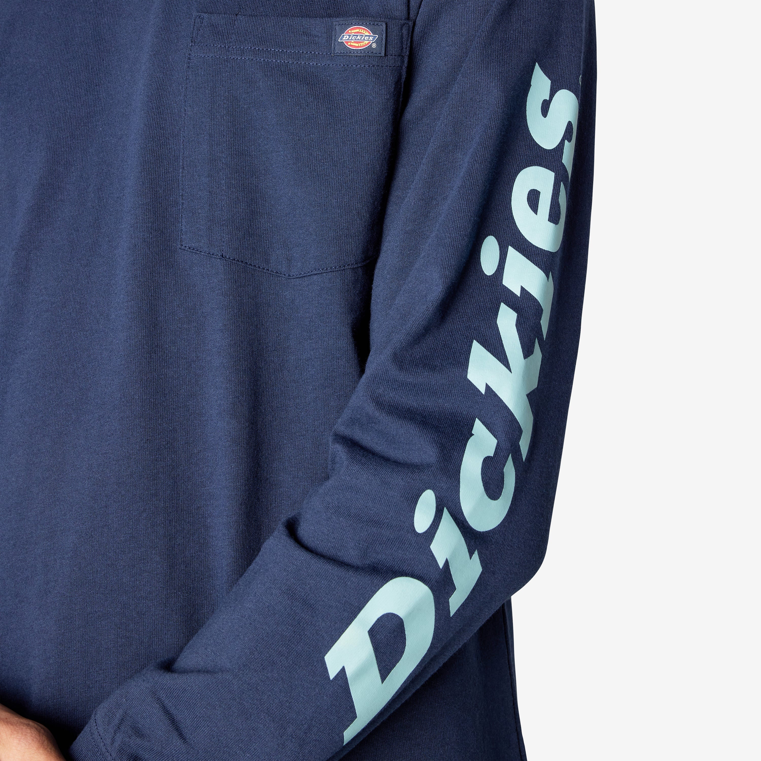 Logo Graphic Long Sleeve Pocket T-Shirt