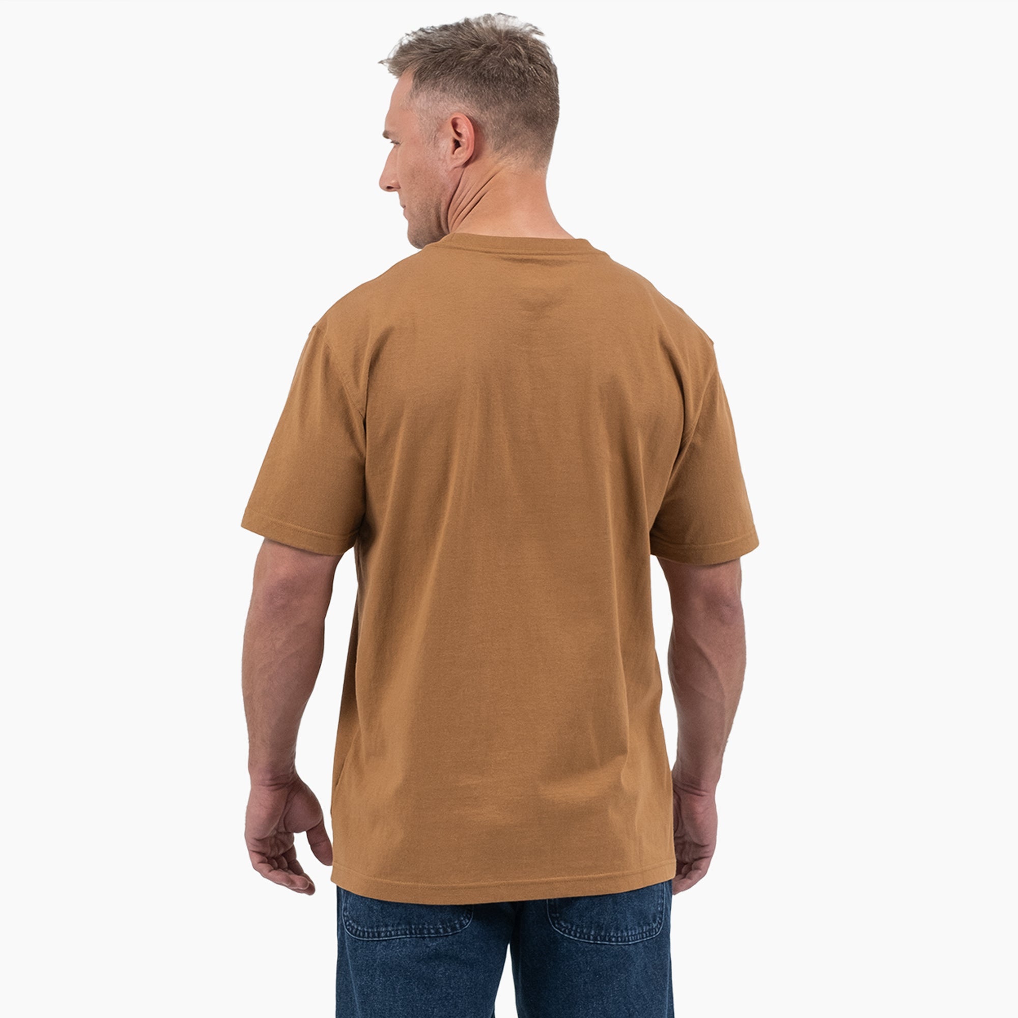 Short Sleeve Tri-Color Logo Graphic T-Shirt