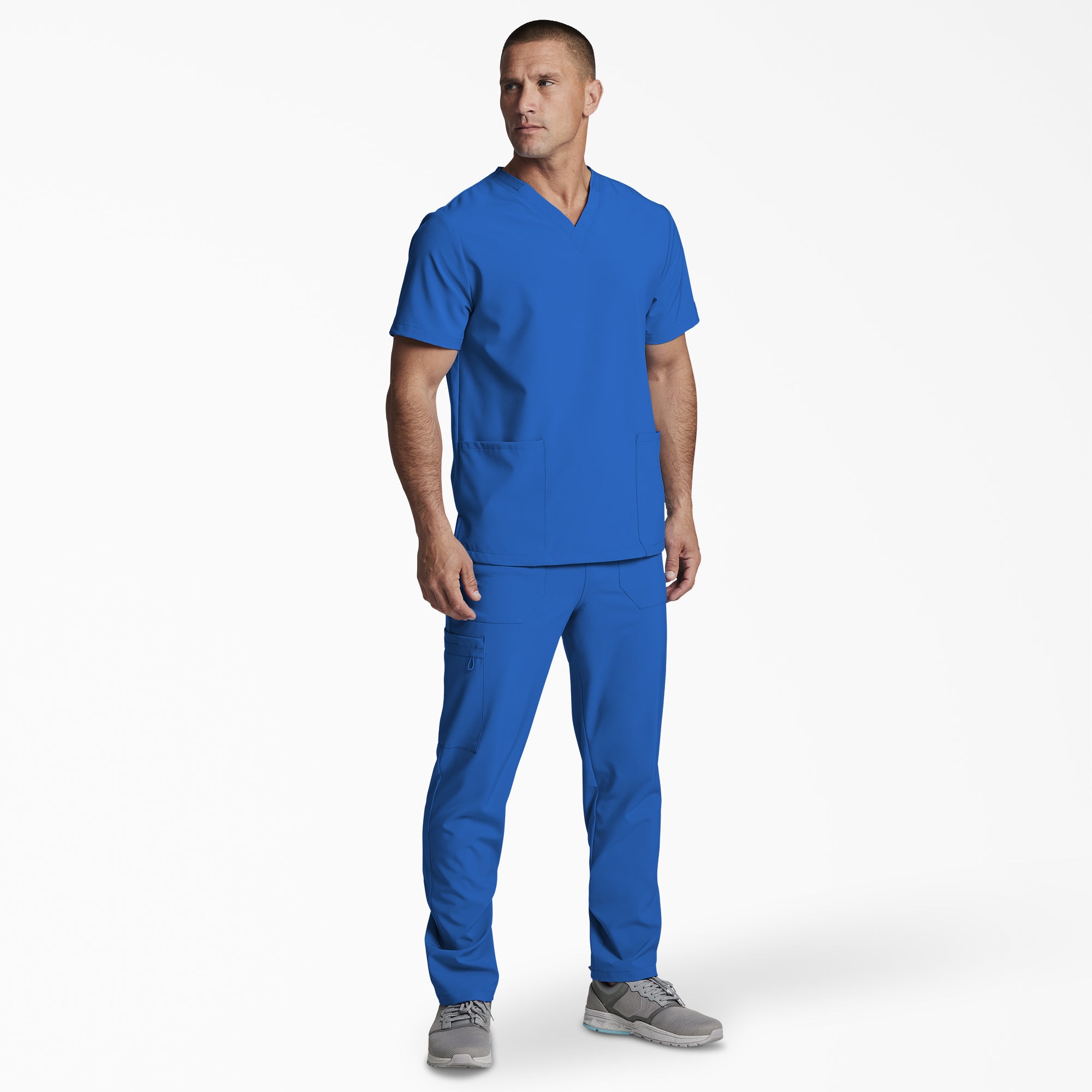 Unisex EDS Essentials V-Neck Scrub Top