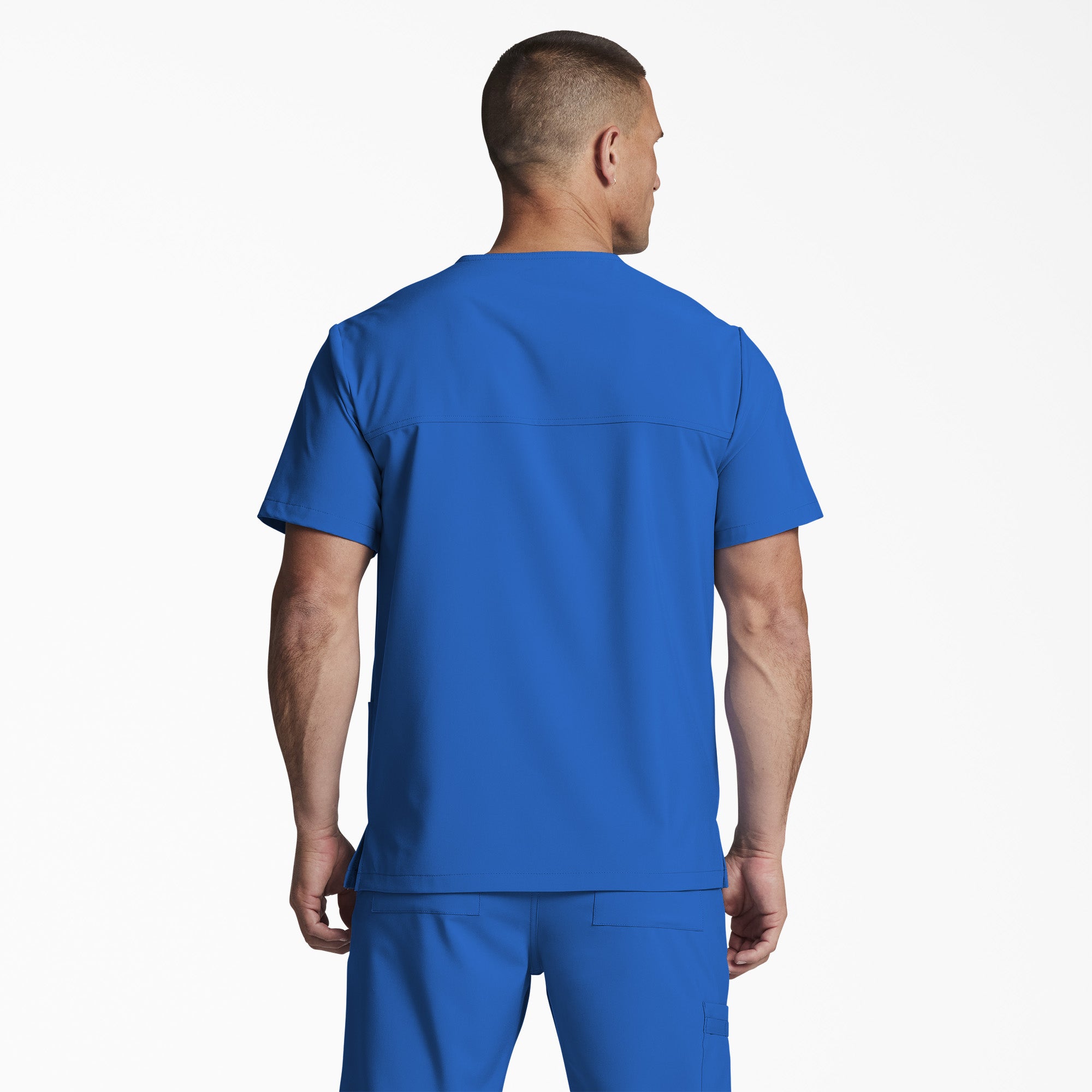 Unisex EDS Essentials V-Neck Scrub Top