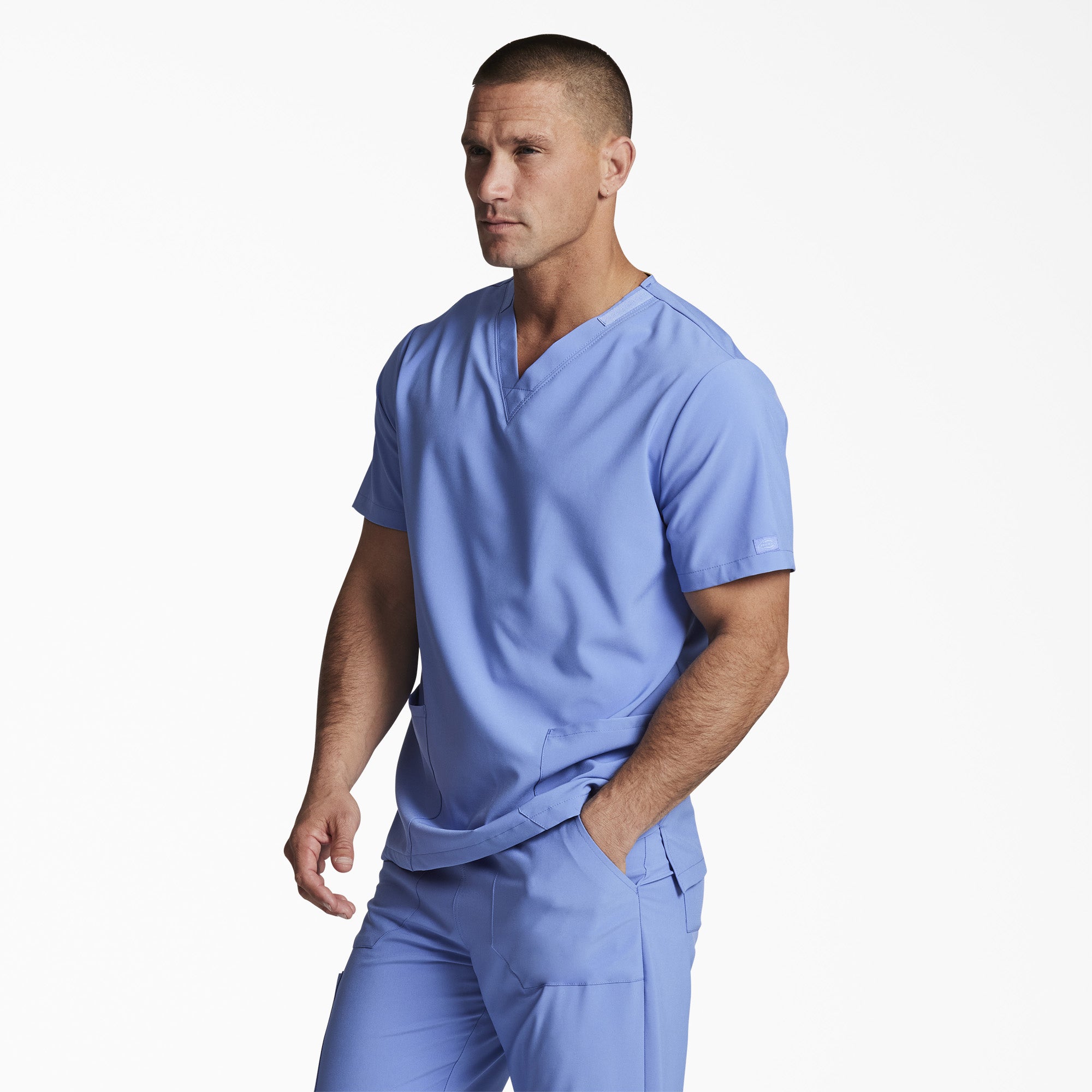 Unisex EDS Essentials V-Neck Scrub Top