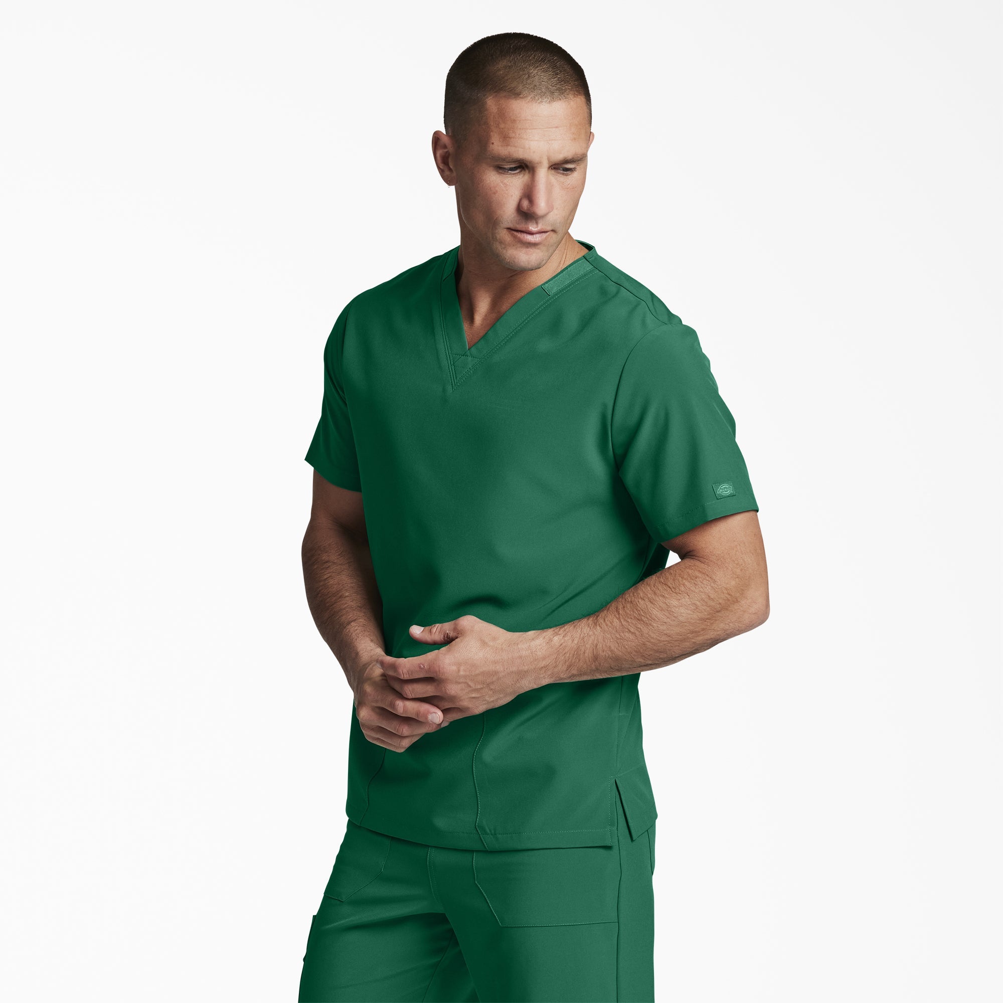 Unisex EDS Essentials V-Neck Scrub Top