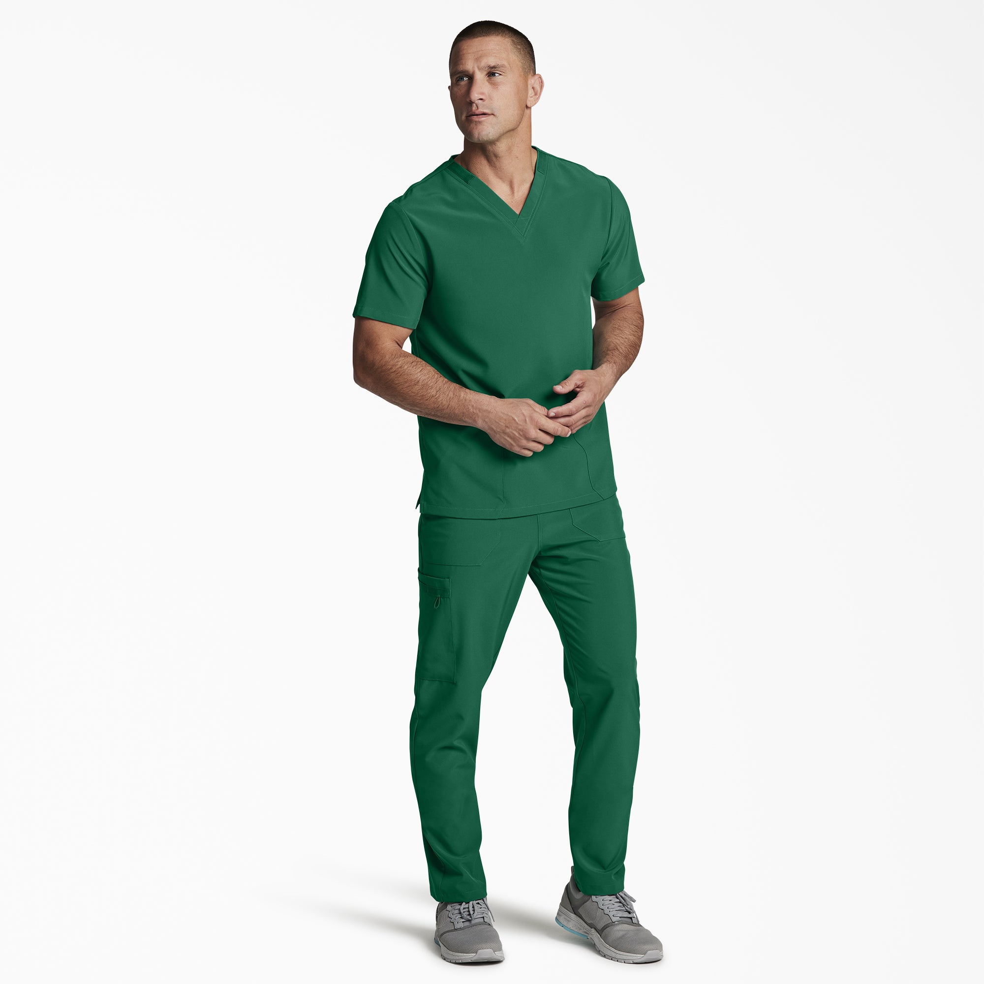 Unisex EDS Essentials V-Neck Scrub Top