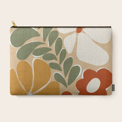 70s boho botanical flowers   Carry All Pouch