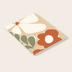 70s boho botanical flowers   Notebook