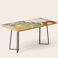 70s boho botanical flowers   Coffee Table