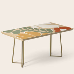 70s boho botanical flowers   Coffee Table