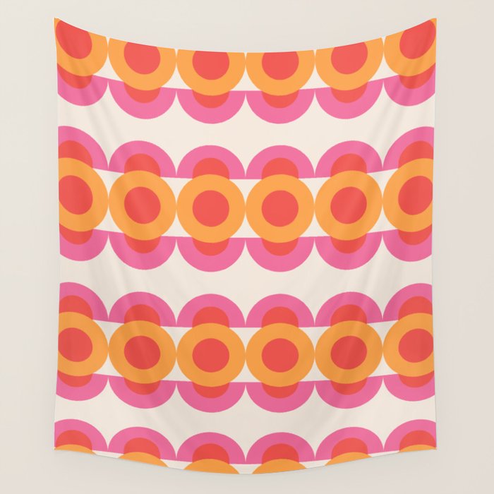 70's pattern no2 Wall Tapestry