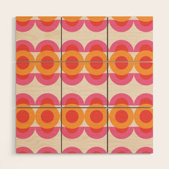 70's pattern no2 Wood Wall Art