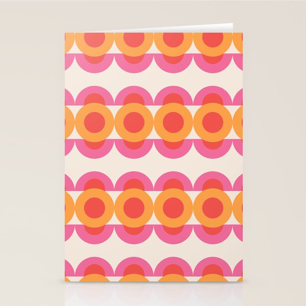 70's pattern no2 Stationery Card