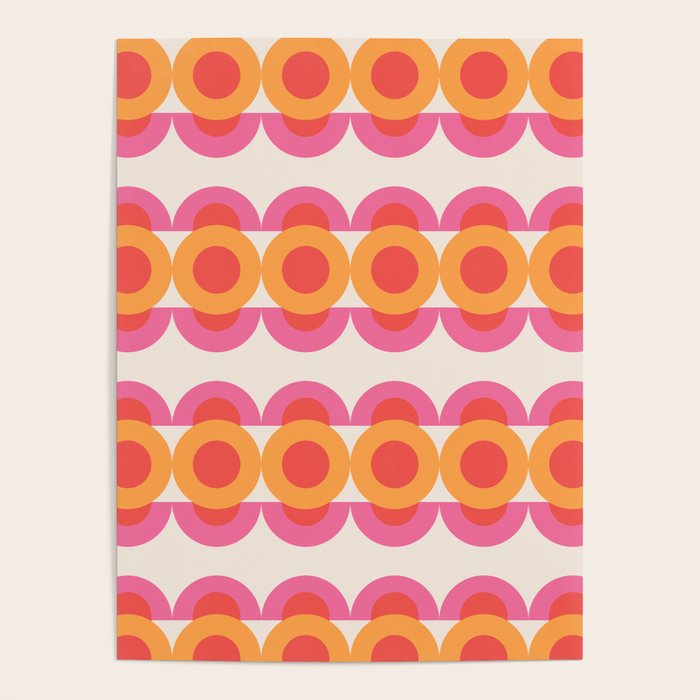70's pattern no2 Poster