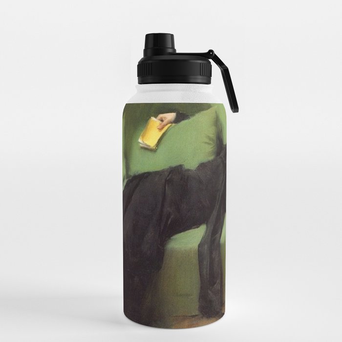 A Decadent Girl - Ramon Casas Water Bottle